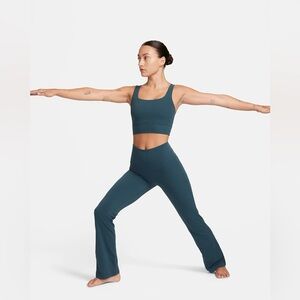 Nike Yoga Dri-FIT Luxe Flared Pants Deep Jungle Green Medium